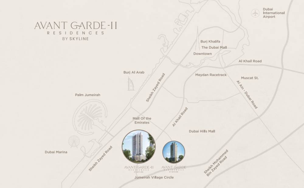 General plan – Avant Garde Residences 2#1