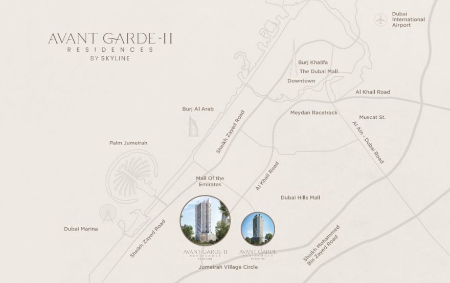 Site plan – Avant Garde Residences 2