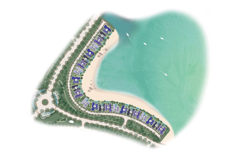 Site plan – Coral Beach Villas