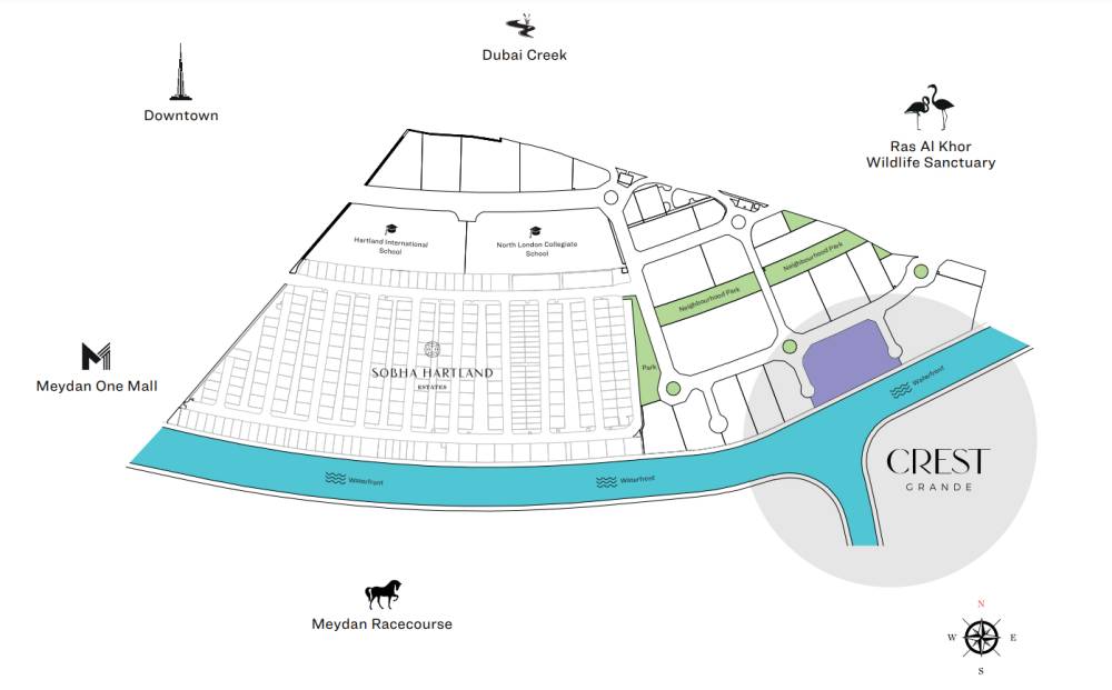 General plan – Crest Grande Apartments#1