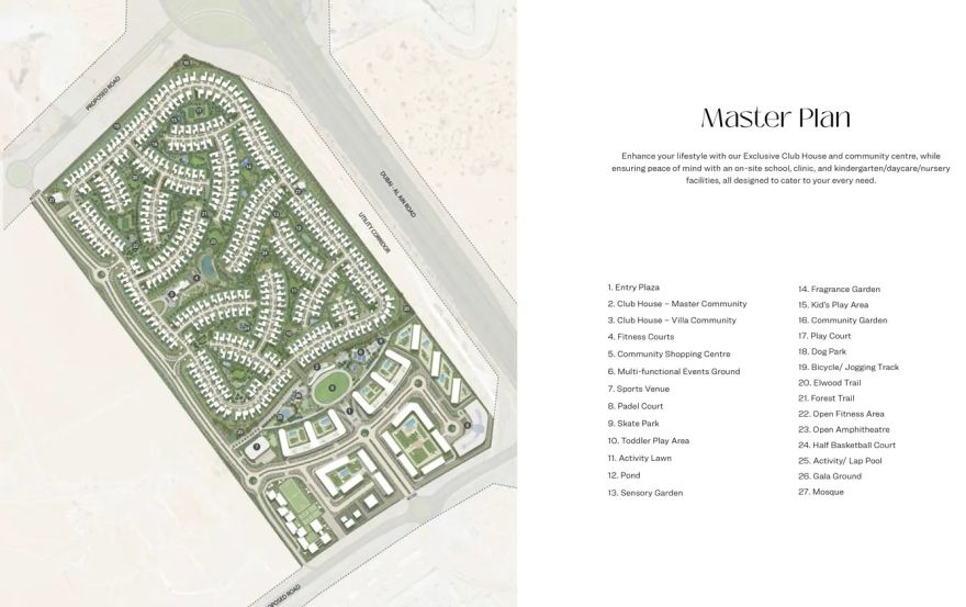 Site plan – Sobha Elwood