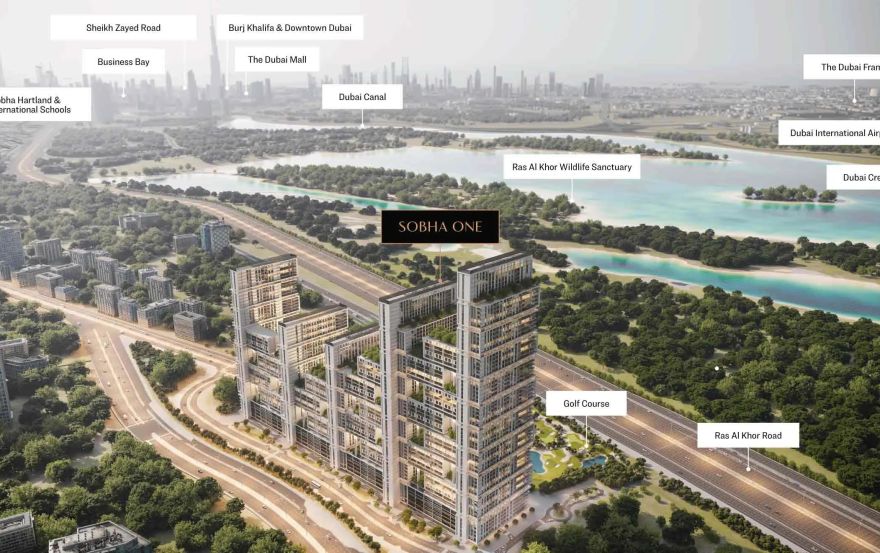 Site plan – Sobha One Golf Ridges