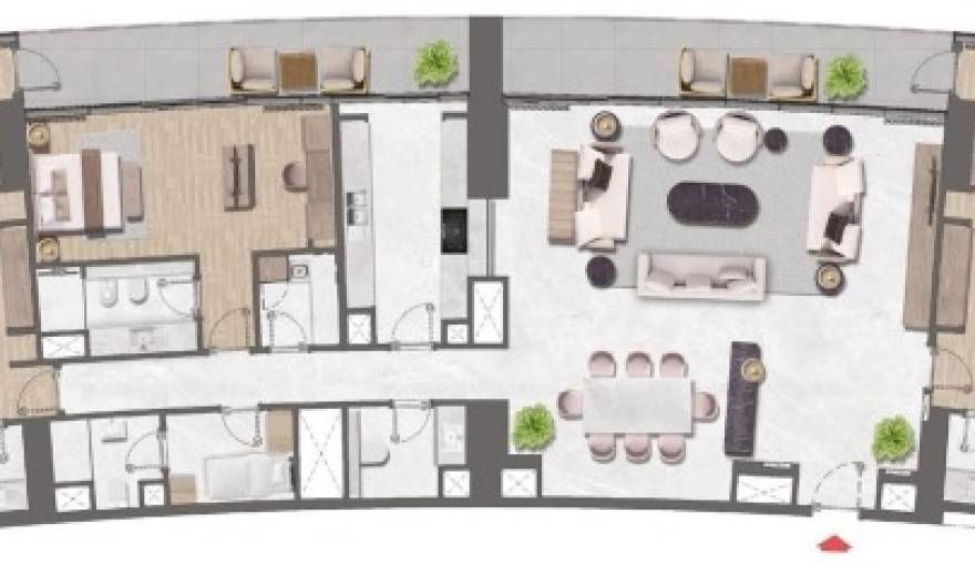 Plans Sobha SeaHaven Sky Edition