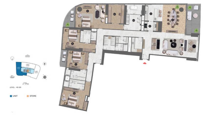 Plans Sobha SeaHaven Sky Edition
