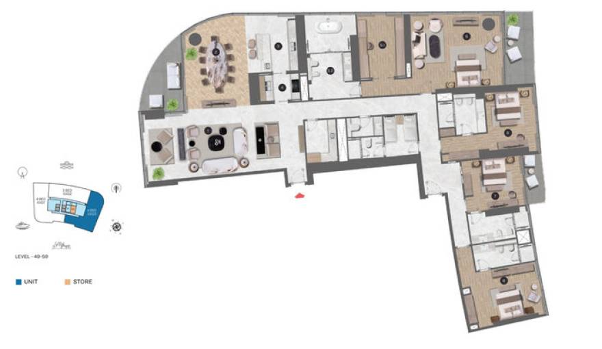 Plans Sobha SeaHaven Sky Edition