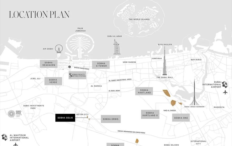 Site plan – Sobha Solis