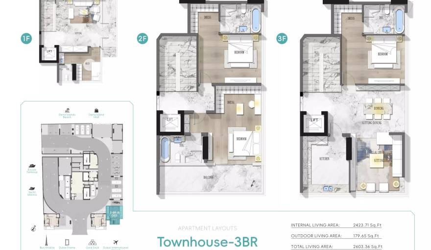 Plans Nautis Residences