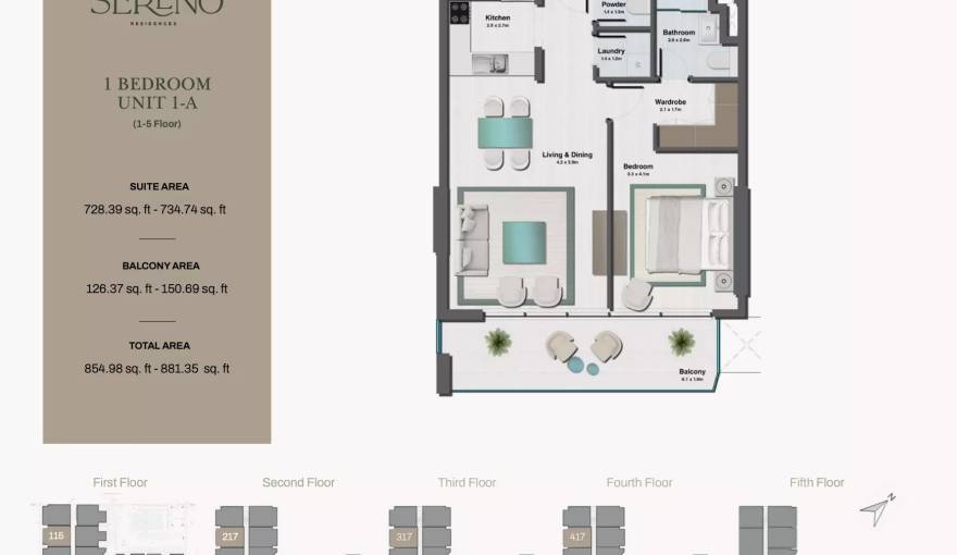 Plans Sereno Residences
