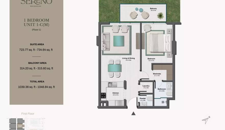 Plans Sereno Residences