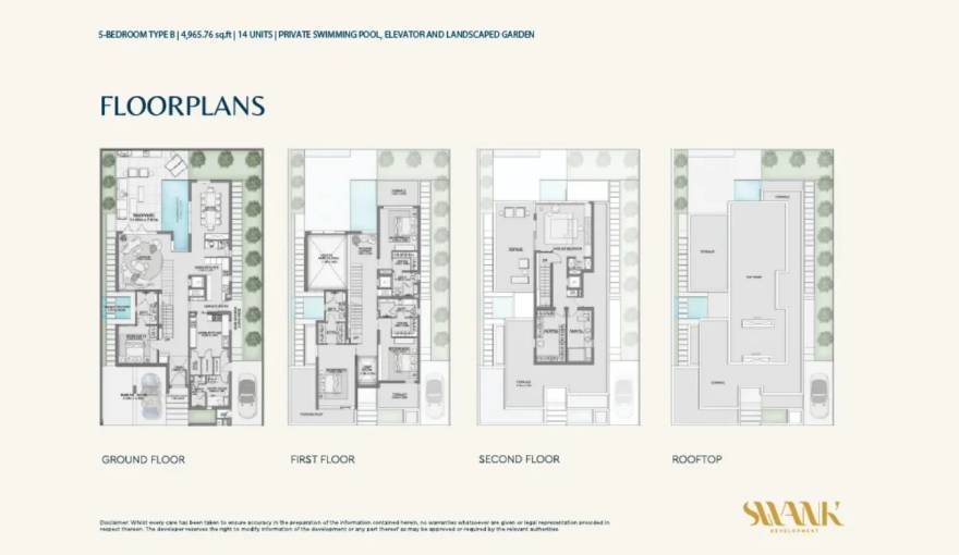 Plans Swank Villas