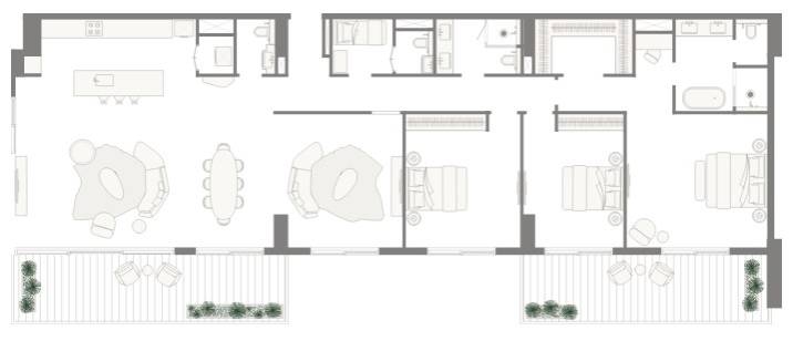 Plans Kempinski Residences #3