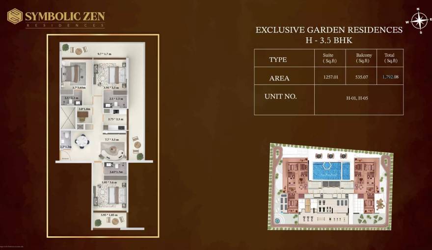 Plans Symbolic Zen Residences