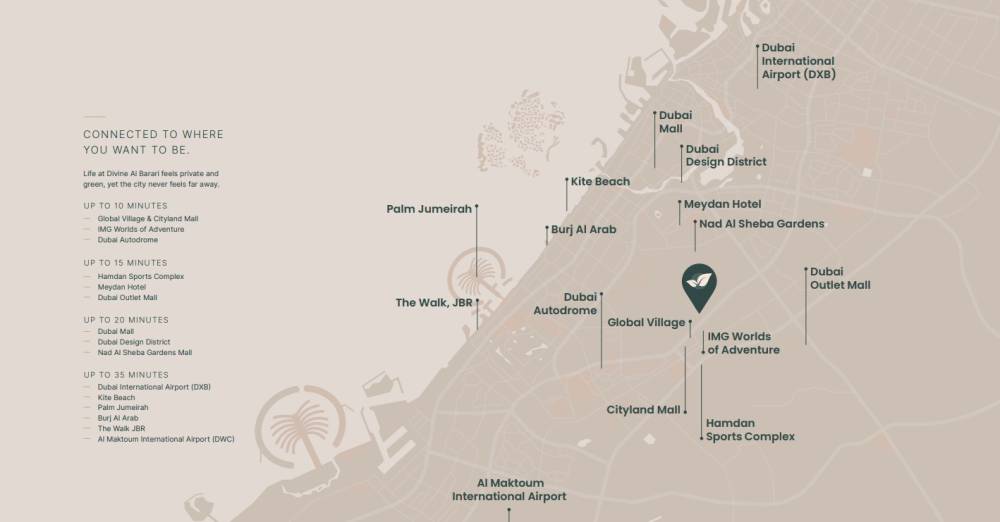 General plan – Divine Al Barari#1