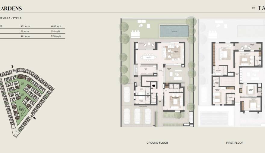 Plans Fay Gardens at Fay Hills