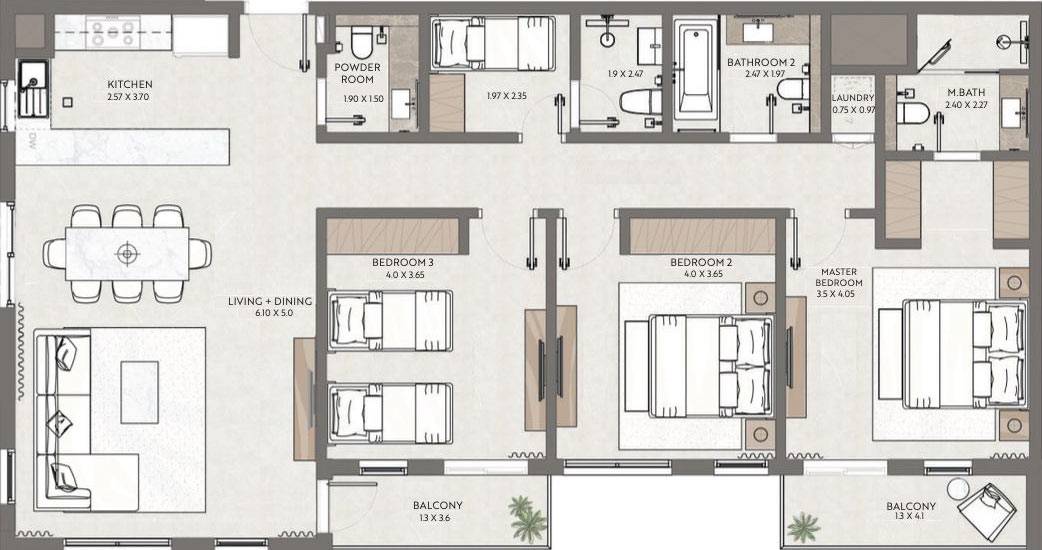 Plans Terrazzo #3