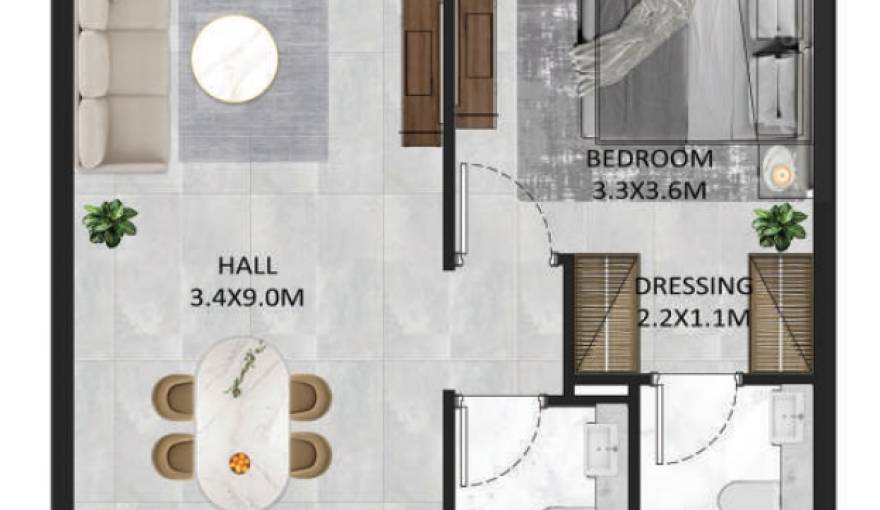 Plans SquareX Residence