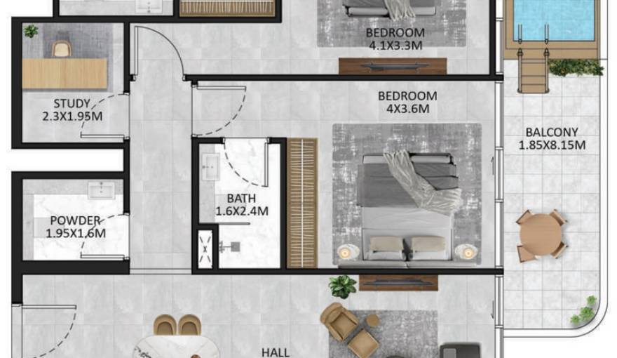 Plans SquareX Residence