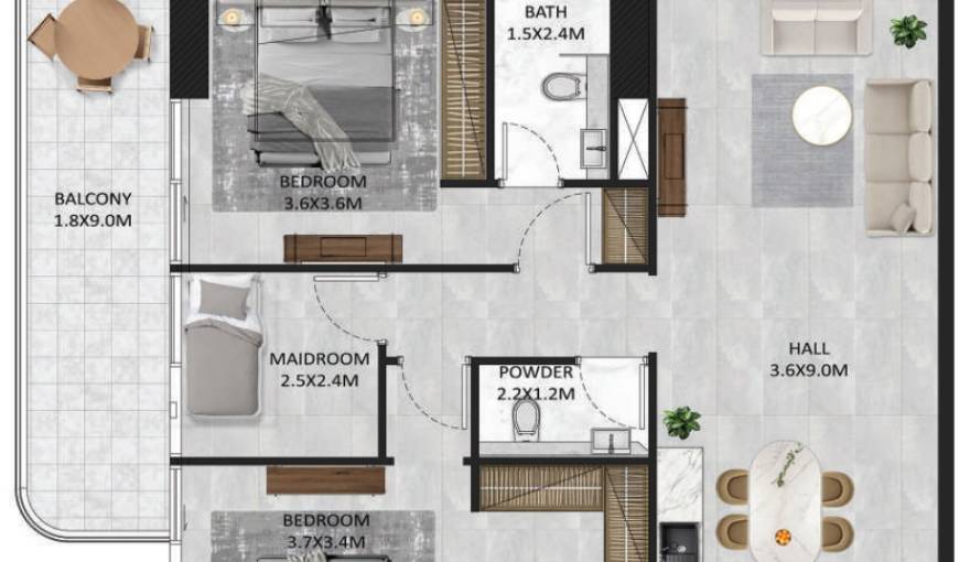 Plans SquareX Residence