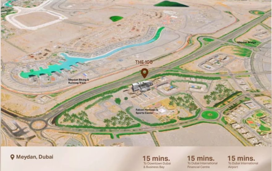 Site plan – The 100