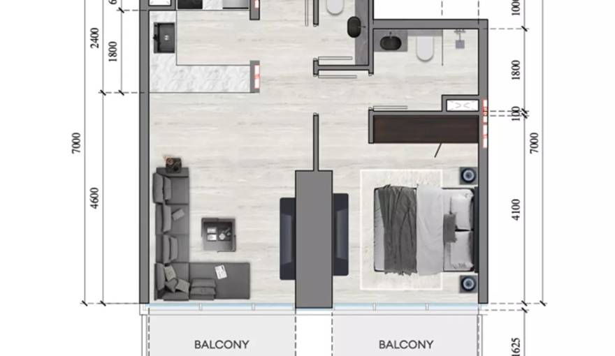 Plans Auresta Tower