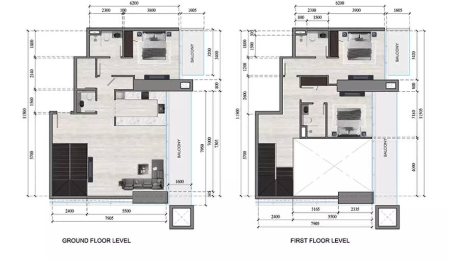 Plans Auresta Tower