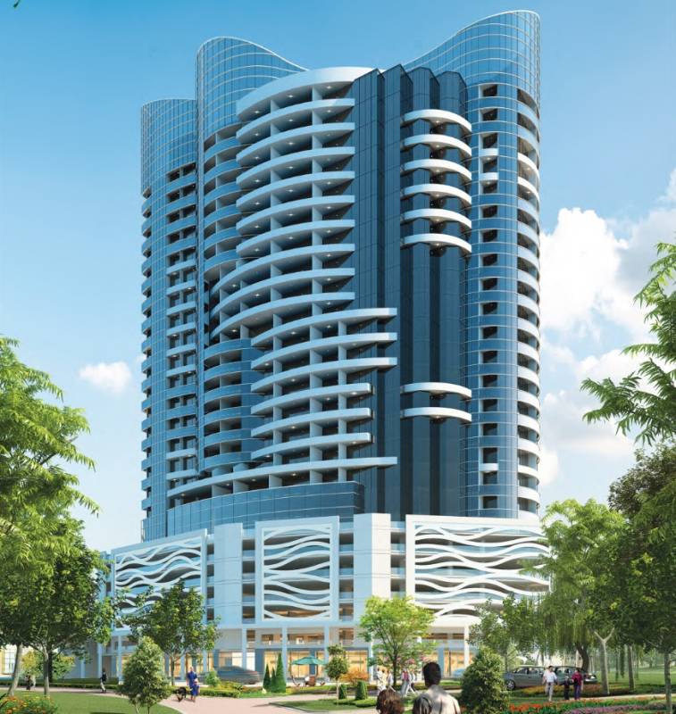 Gallery Blue Wave Tower#1