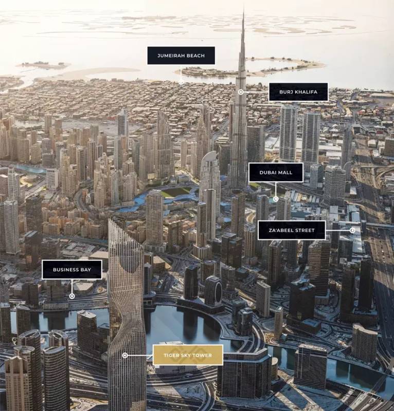 General plan – Tiger Sky Tower#1
