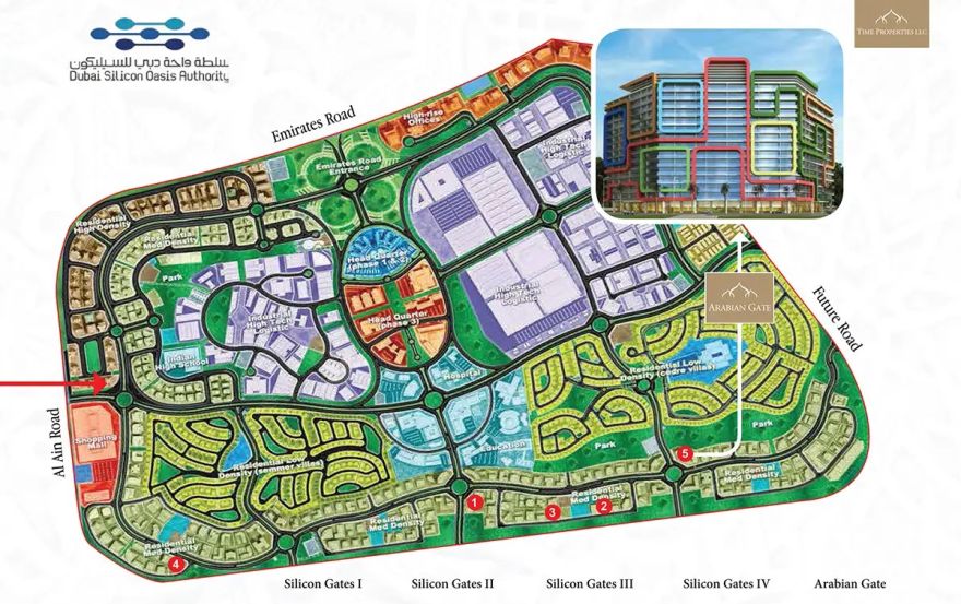 Site plan – Arabian Gate