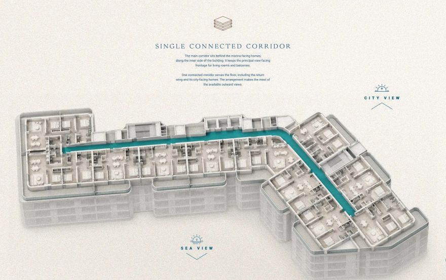 Site plan – The Bay Interiors by Missoni