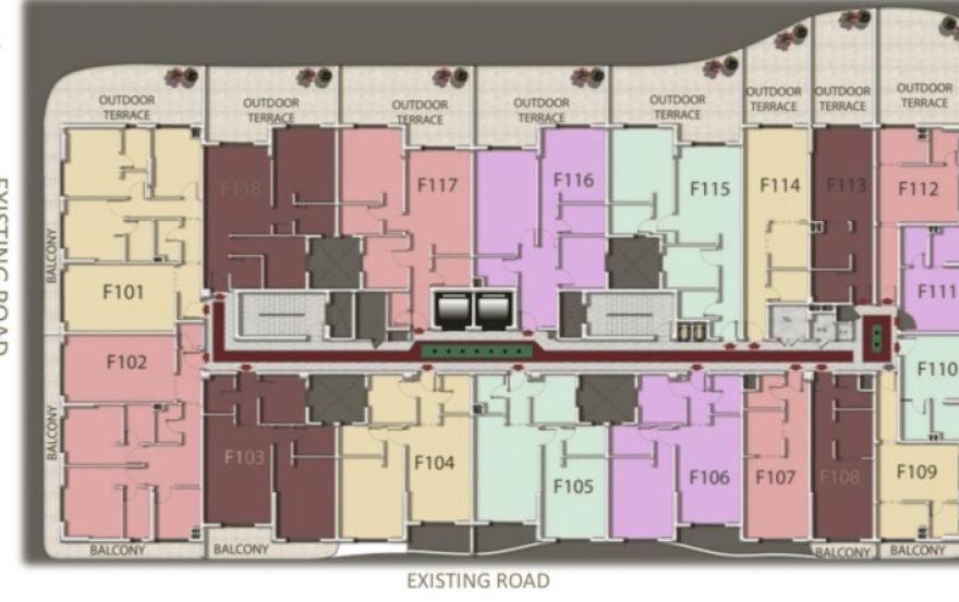 Site plan – The Maiden Residence