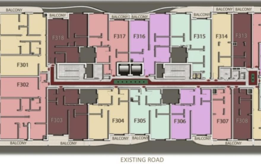 Site plan – The Maiden Residence