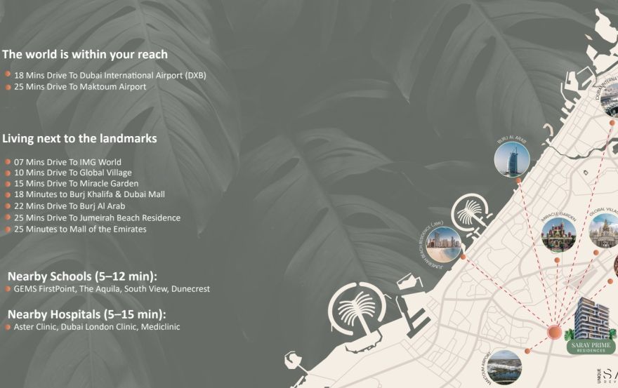 Site plan – Saray Prime Residences