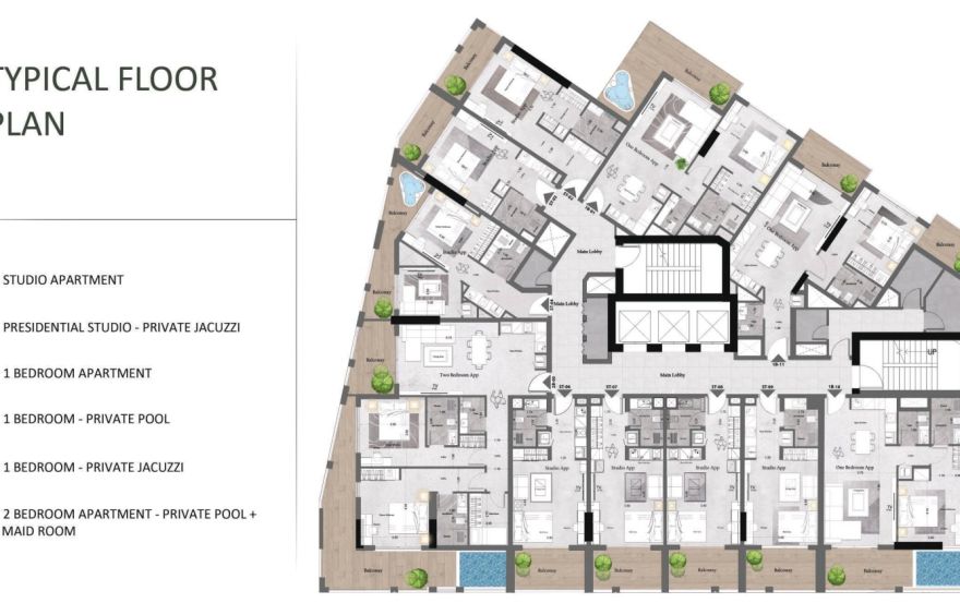 Site plan – Saray Prime Residences