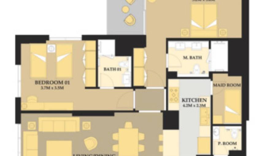 Plans Riva Residence