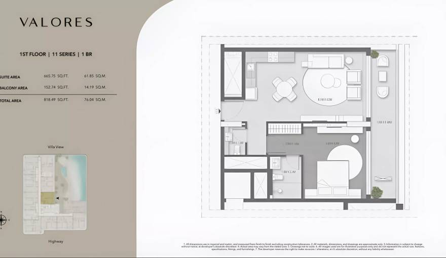 Plans Valores Residences