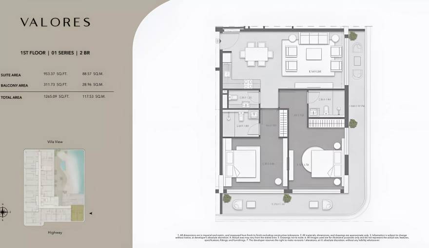 Plans Valores Residences