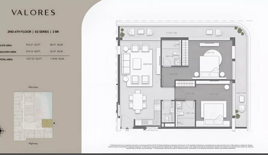 Plans Valores Residences