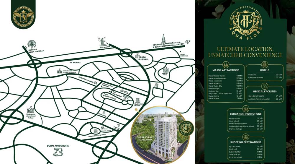 General plan – Vincitore Aqua Flora#2