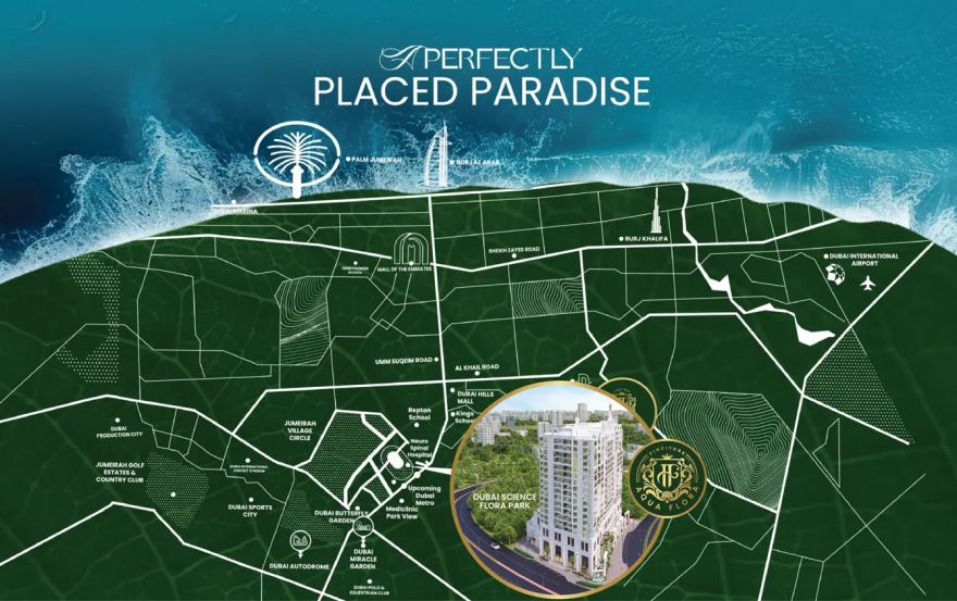 Site plan – Vincitore Aqua Flora