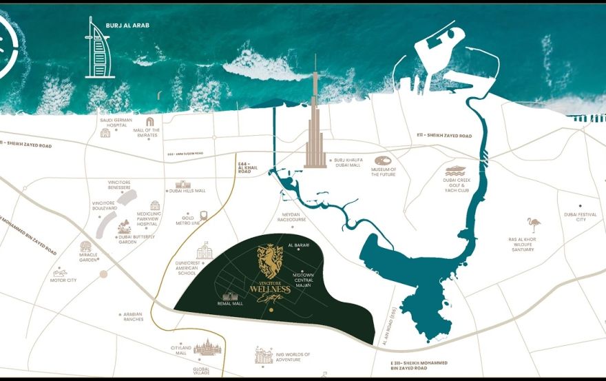 Site plan – Wellness Estate