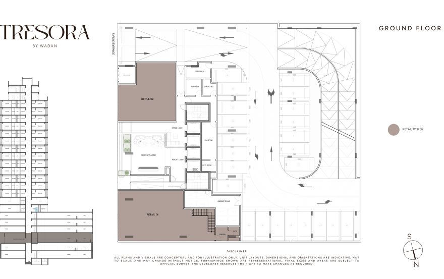 Site plan – Tresora by Wadan