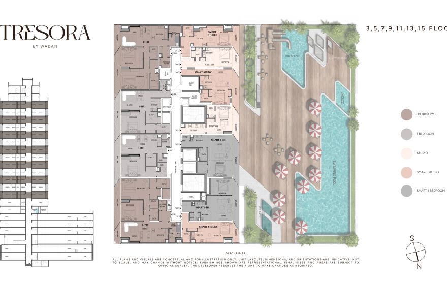 Site plan – Tresora by Wadan