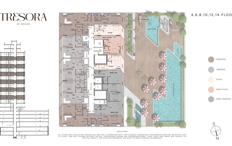 Site plan – Tresora by Wadan