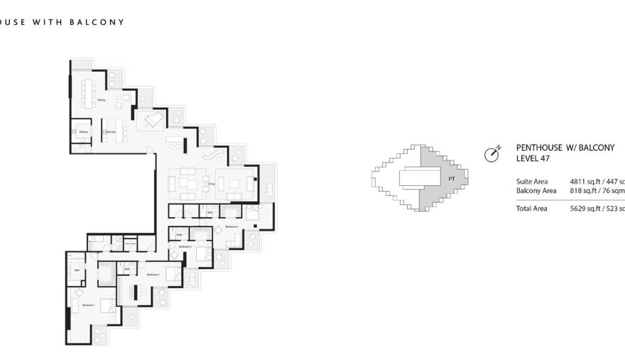 Plans One B Tower