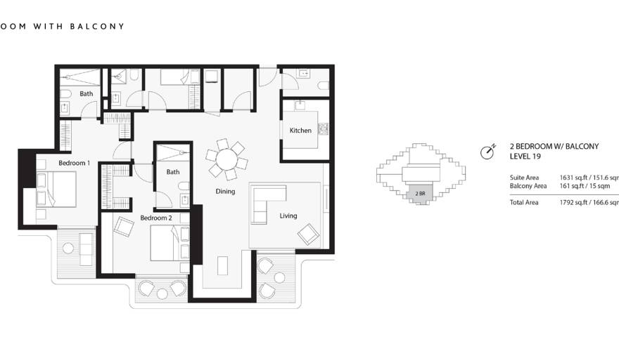 Plans One B Tower