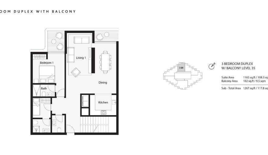 Plans One B Tower