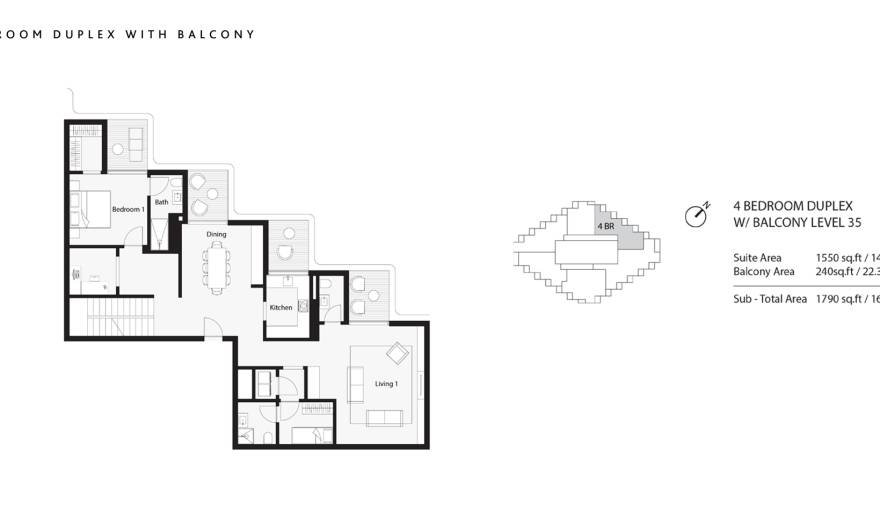 Plans One B Tower