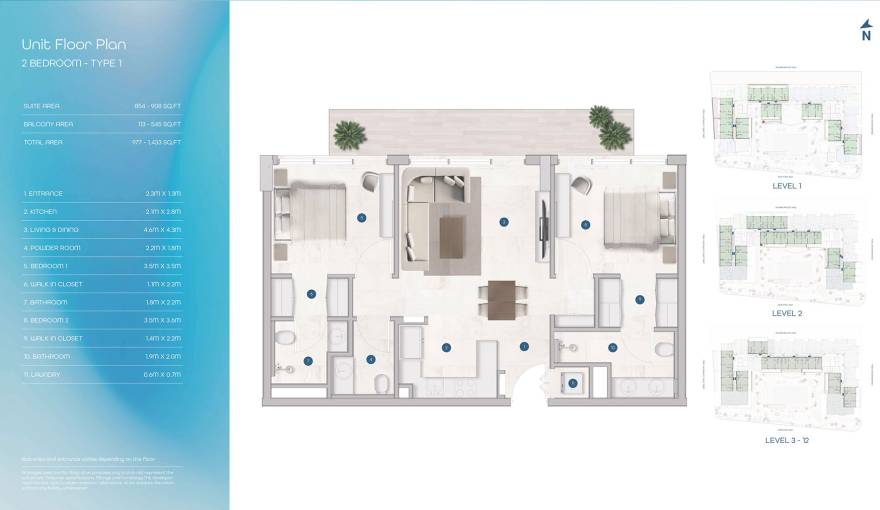 Plans SOLA Residences
