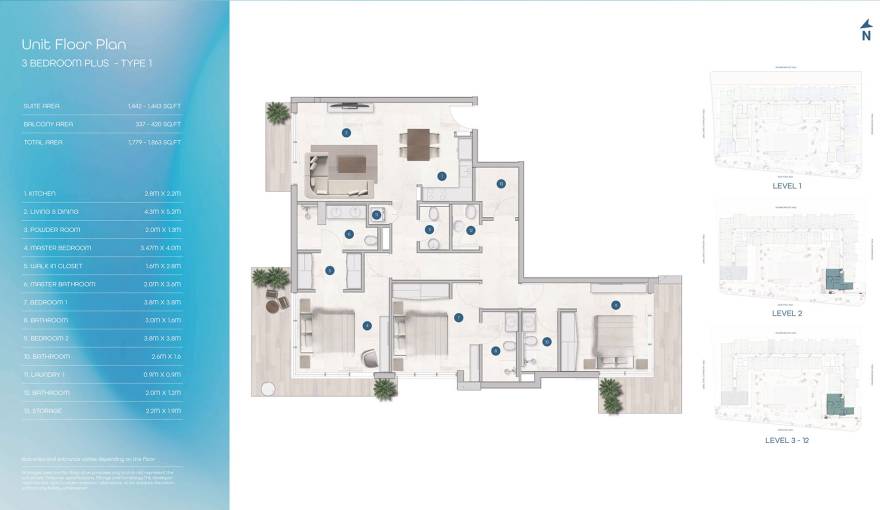 Plans SOLA Residences