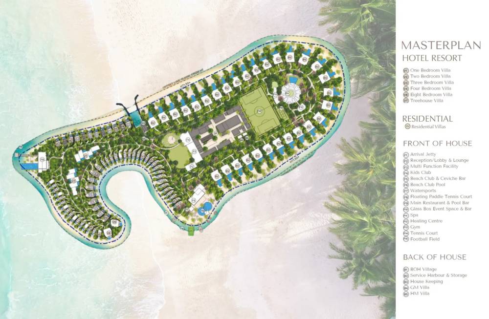 General plan – Zuha Island#1